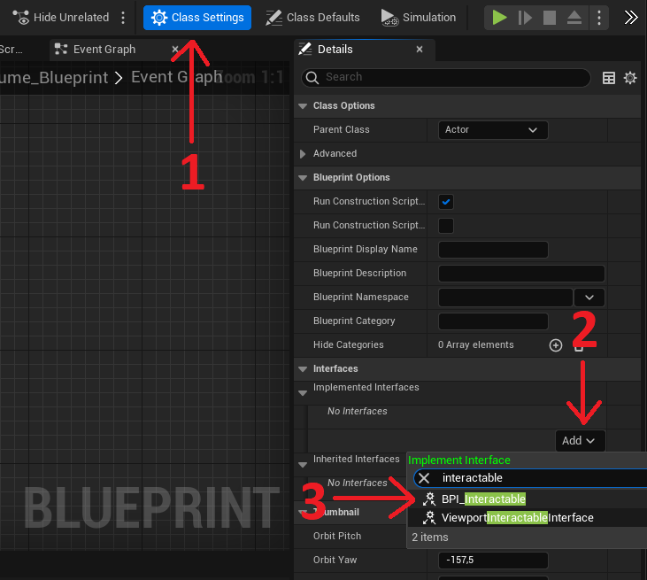 Interface step 5